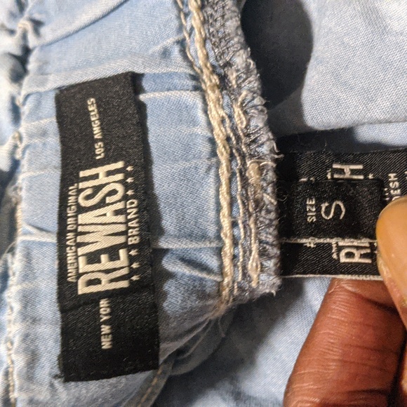 ReWash Women's High rise Paper bag style Jeans - Picture 2 of 6